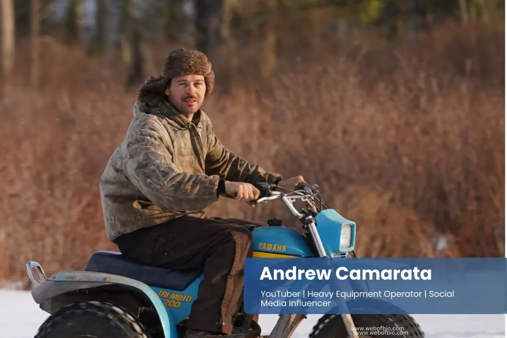 Andrew Camarata riding bike