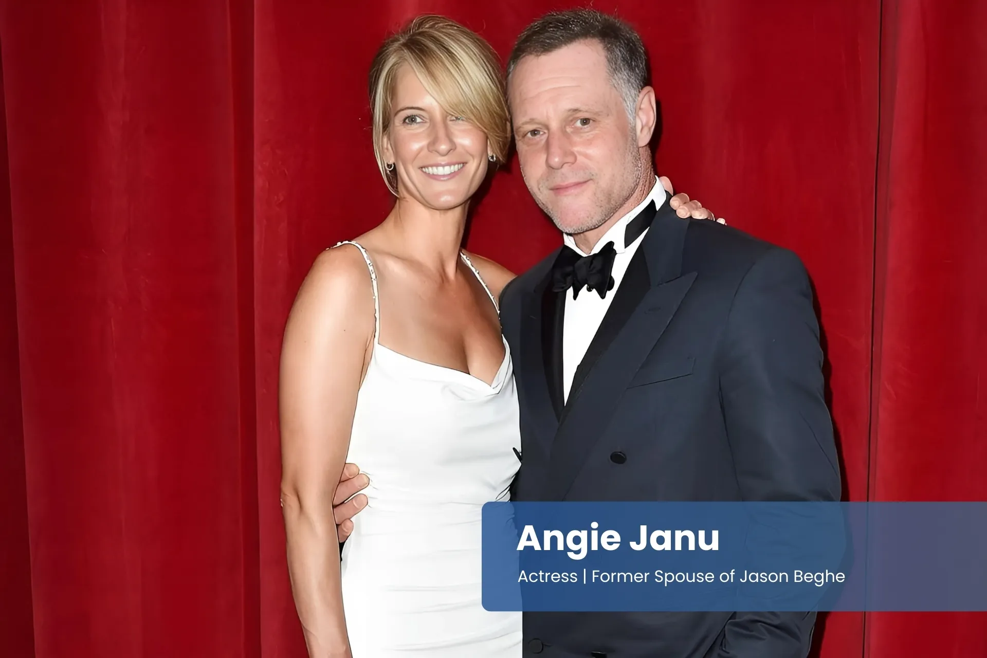 Angie Janu with former spouse Jason Beghe