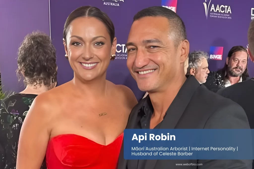 Api Robin and Celeste Barber smiling on glamorous red carpet.
