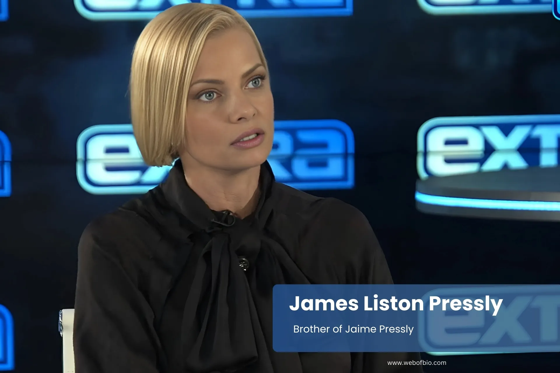 James Liston Pressly at ExtraTV studio.
