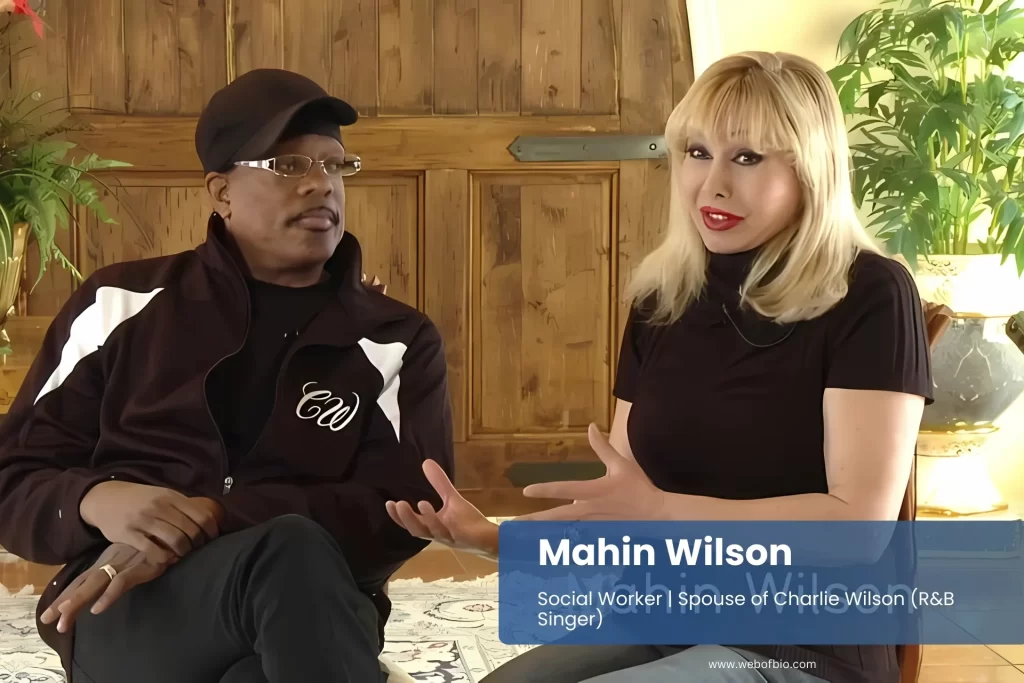 Mahin Wilson husband Charlie Wilson talking couch.