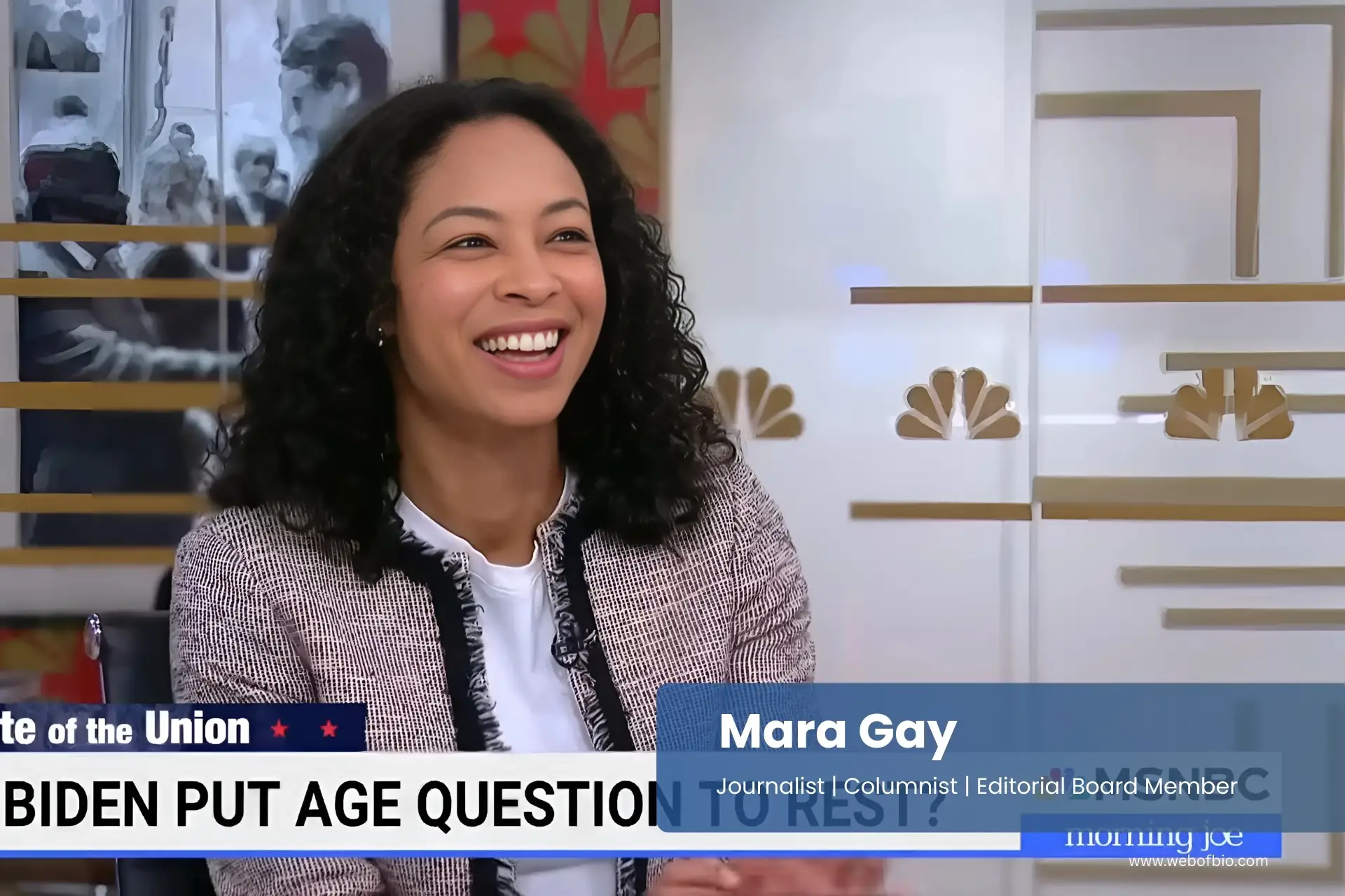 Mara Gay news studio