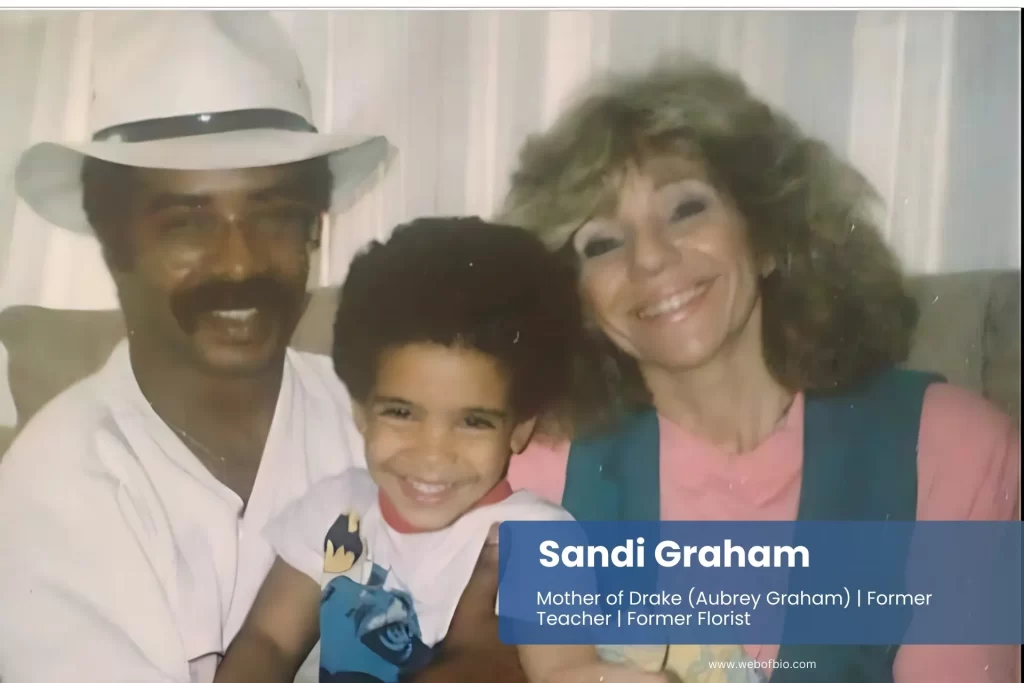 Sandi Graham husband drake smiling family moment.