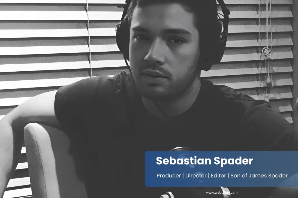 Sebastian Spader speaking microphone chair.