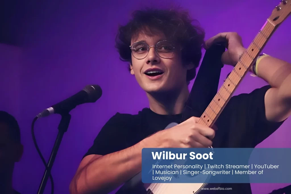 Wilbur Soot is playing an electric guitar.