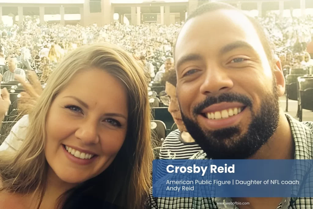 Crosby Reid at outdoor concert.