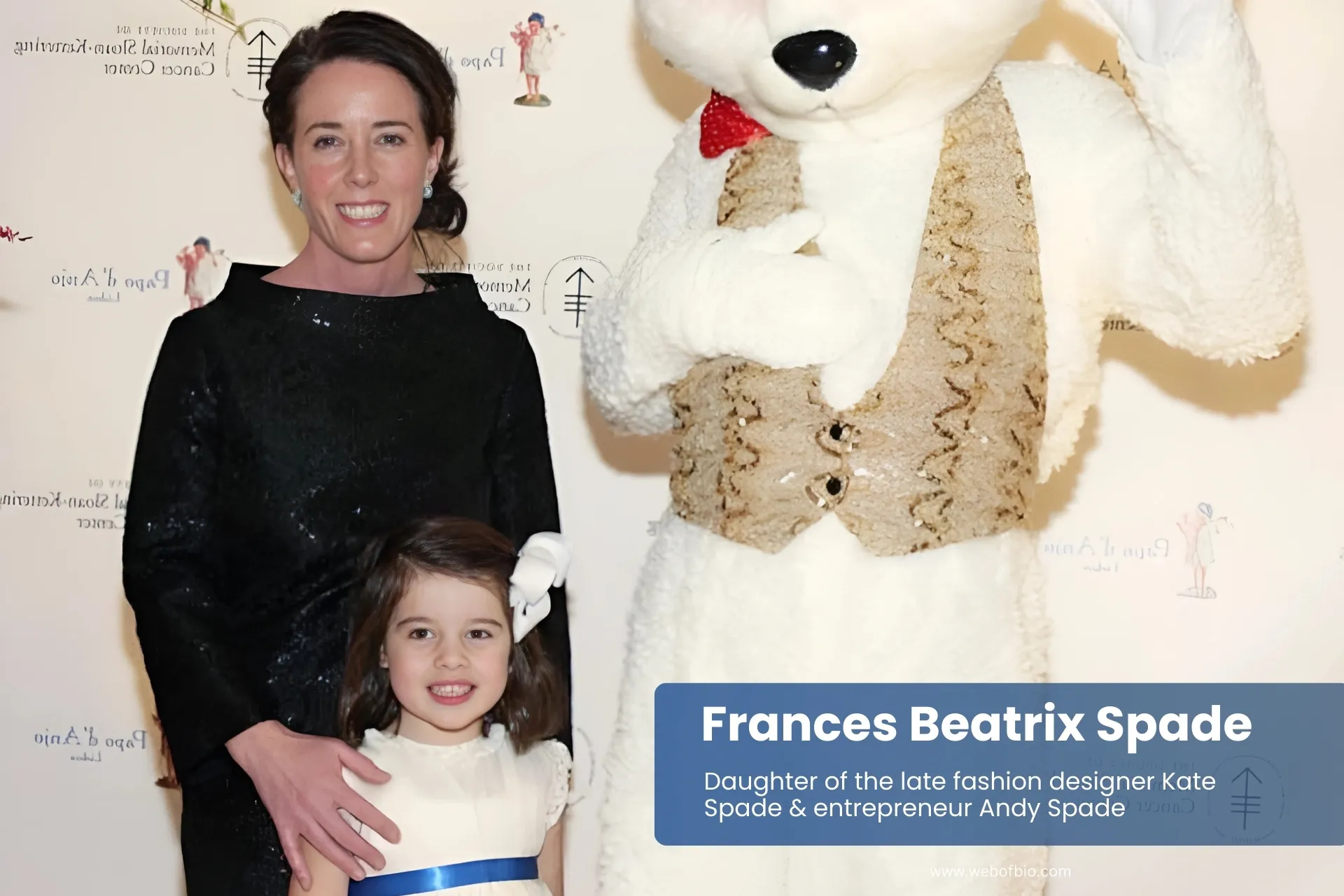 Frances Beatrix Spade and mother Kate Spade.