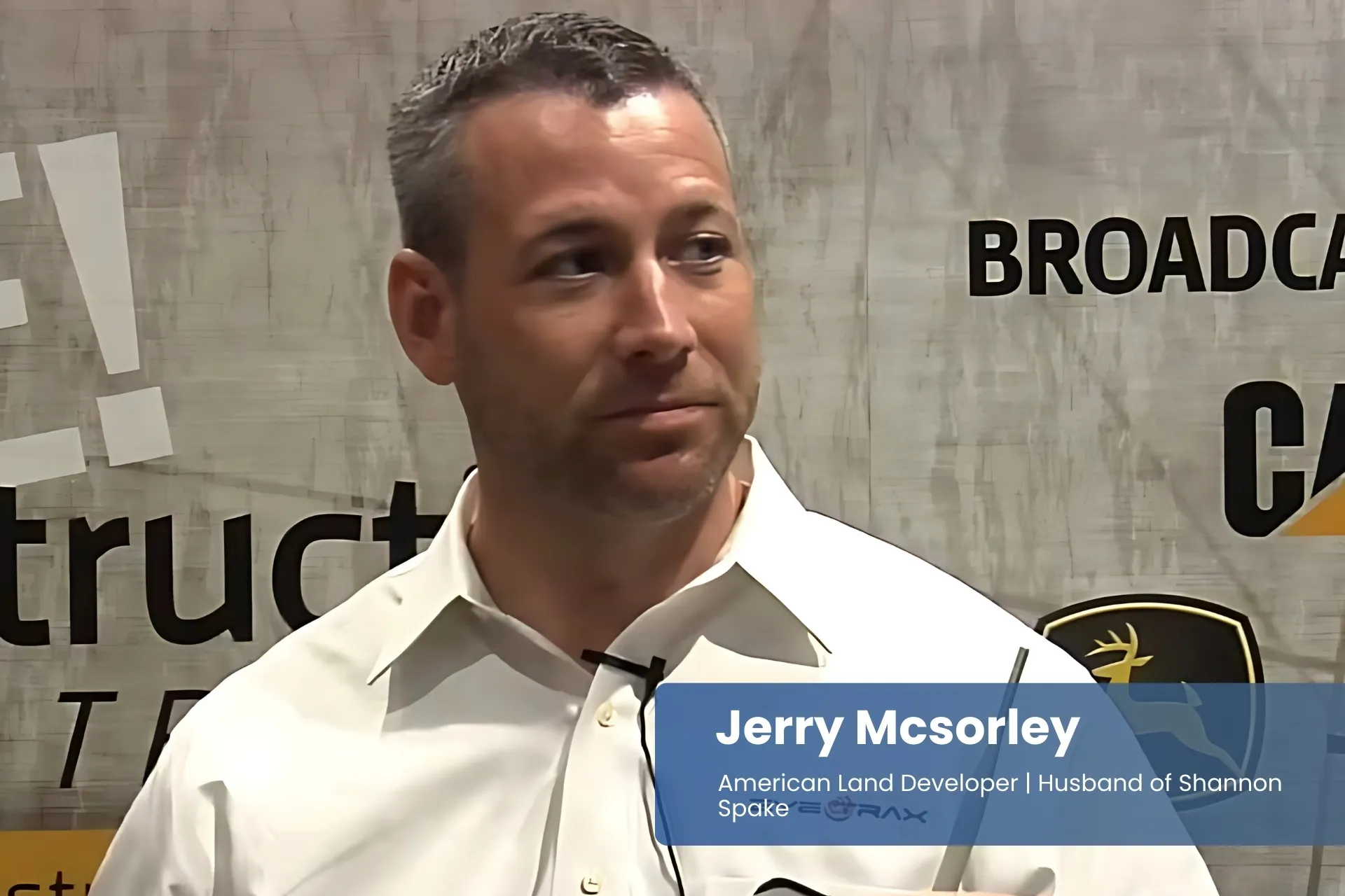 Jerry McSorley discussing John Deere construction news.