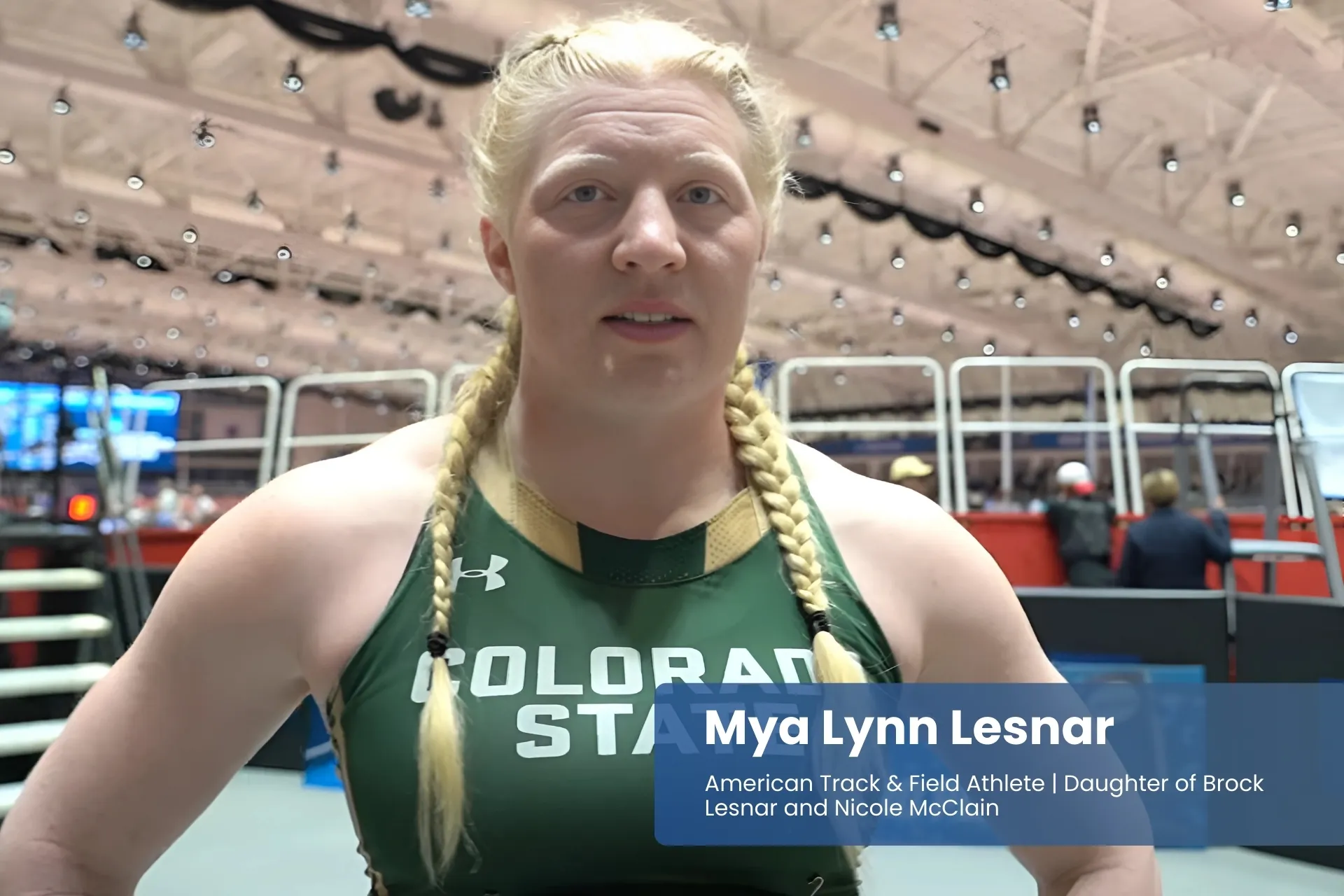 Mya Lynn Lesnar, daughter of Brock Lesnar.