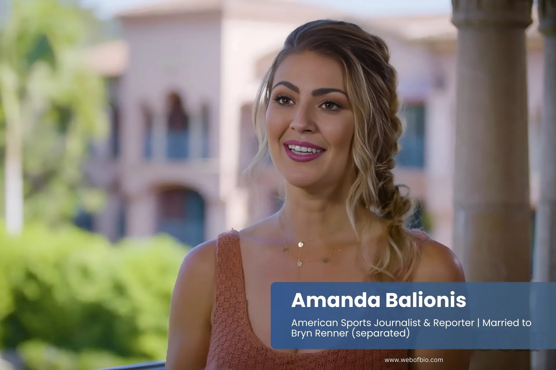 Sports Journalist and Reporter Amanda Balionis.