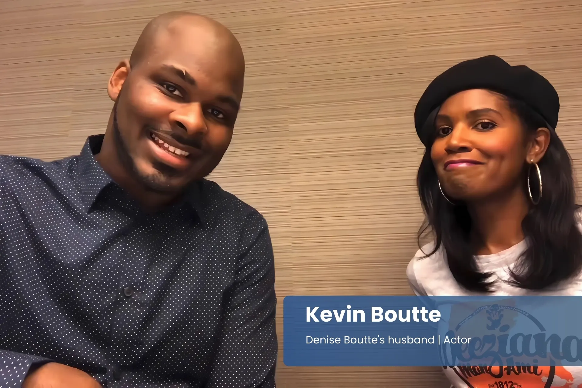 Kevin and Denise Boutte smiling at camera